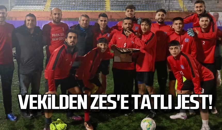 Milletvekili Saffet Bozkurt'tan ZES'e tatlı jest!