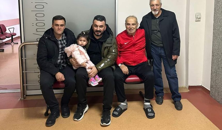 Birdal'a geçmiş olsun ziyareti!
