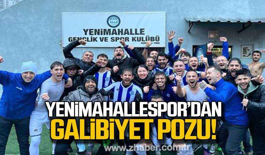 Yenimahallespor 3 puanı 3 golle aldı!