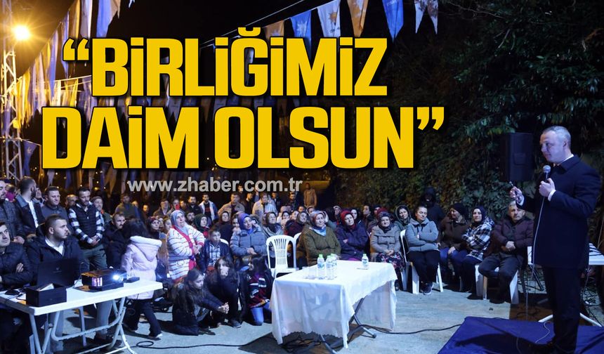 Selim Alan; "Birliğimiz daim olsun"