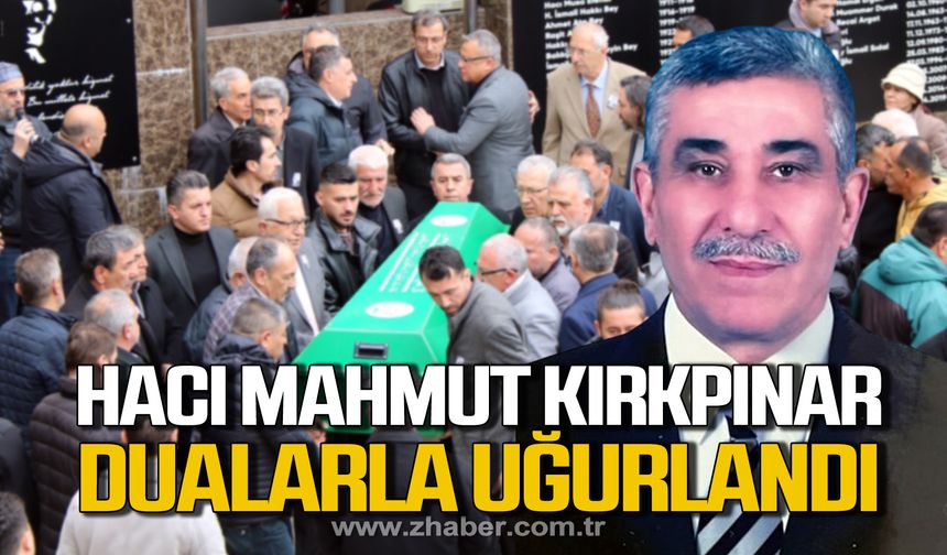 Hacı Mahmut Kırkpınar için Kdz. Ereğli Belediyesi’nde cenaze töreni düzenlendi