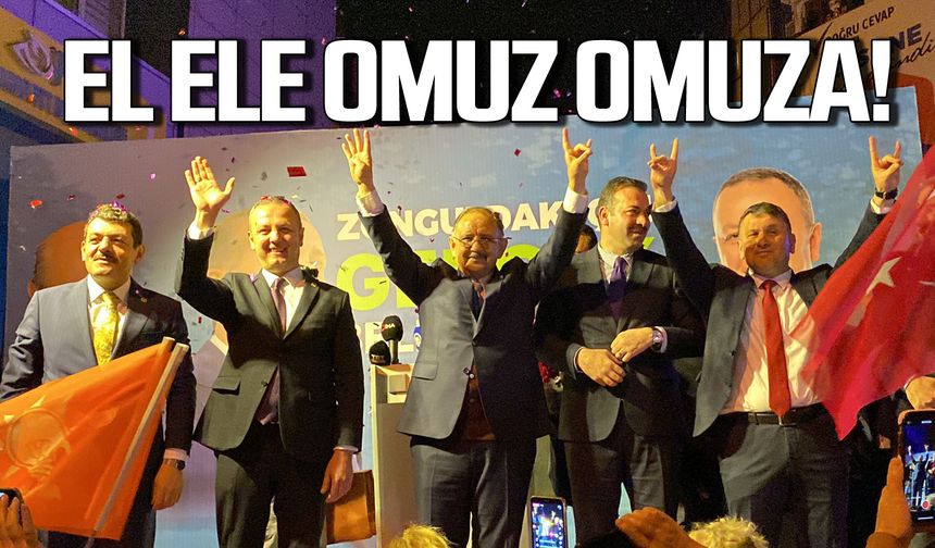 Bakan Özhaseki Ömer Selim Alan'a destek istedi!