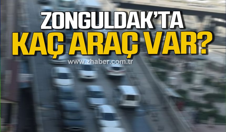Zonguldak'ta bin 460 taşıtın trafiğe kaydı yapıldı!