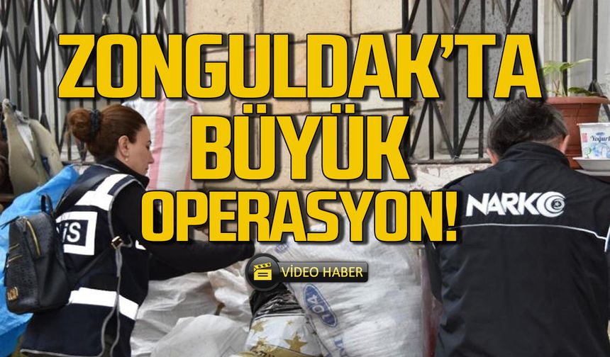 41 ilde uyuşturucu operasyonu! Aralarında Zonguldak da var!