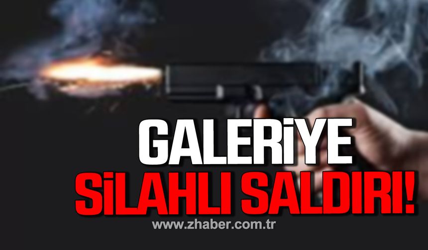 Kozlu'da galeriye silahlı saldırı!