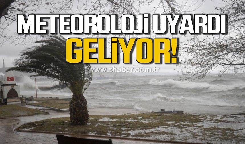 Meteorolojiden Zonguldak için fırtına uyarısı