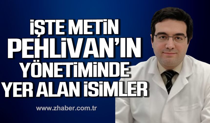 Dr. Metin Pehlivan Zonguldak Tabip Odası Başkanlığı’na aday!