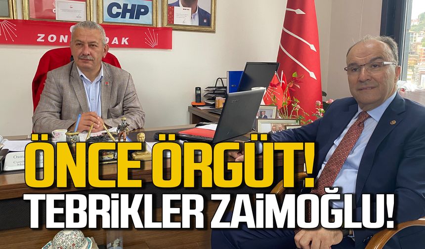 Harun Akın Osman Zaimoğlu'nu tebrik etti! "Önce örgütüm"