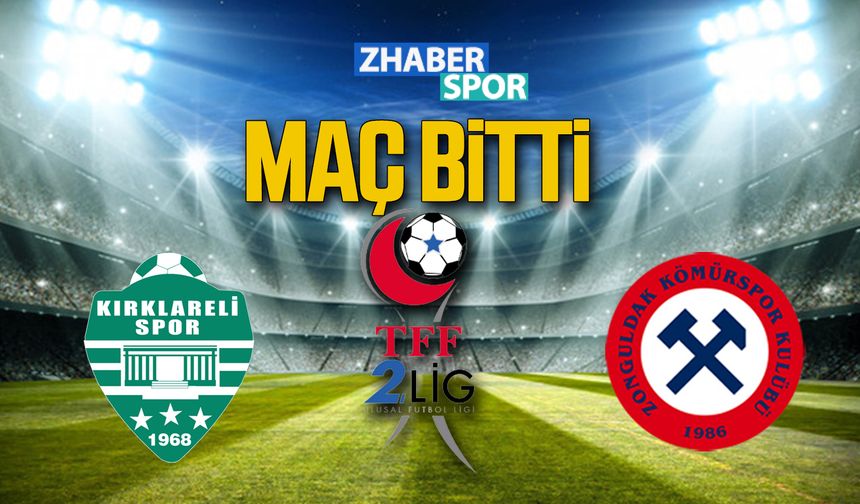 Kırklarelispor- Zonguldak Kömüspor maçının 11’leri açıklandı!