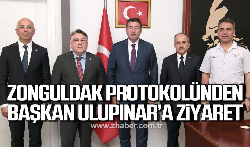 Zonguldak Protokolünden Başkan Ulupınar’a hayırlı olsun ziyareti!
