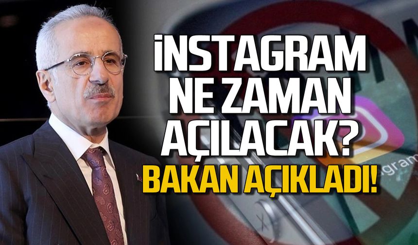 İnstagram ne zaman açılacak? Bakan Uraloğlu açıkladı!