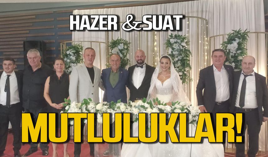 Hamzaçebi ve Yücel ailelerinin mutlu günü!