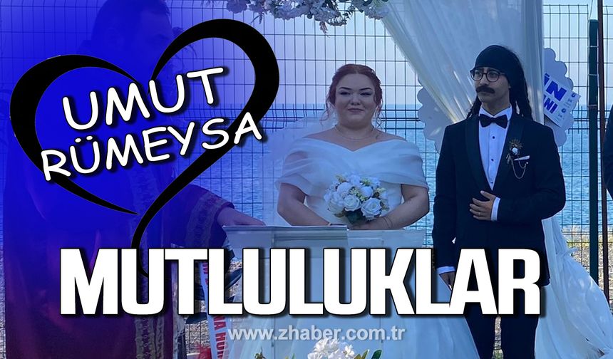 Umut Gündoğan ve Rümeysa Betül Türk dünyaevine girdi