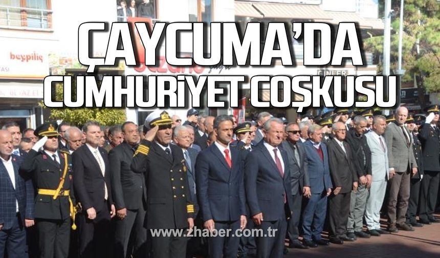 Çaycuma'da Cumhuriyet Coşkusu!