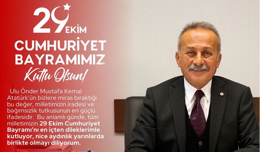 İsmail Hakkı Demirçin'den 29 Ekim Cumhuriyet Bayramı Mesajı