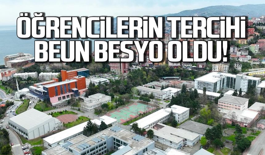 Öğrencilerin tercihi BEUN BESYO oldu!