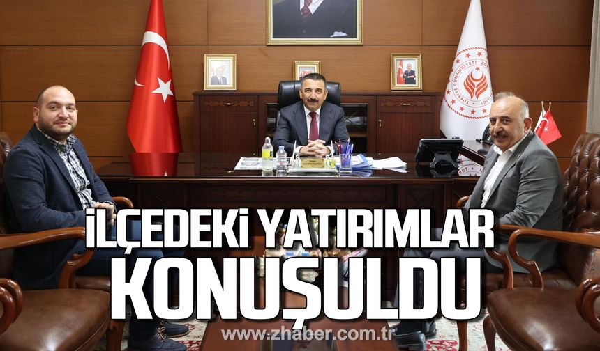 Vedat Öztürk'ten Vali Hacıbektaşoğlu'na ziyaret!