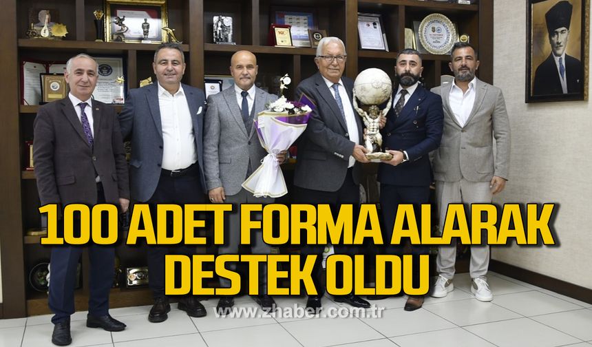 Ereğli Belediyespor’a destek oldular!