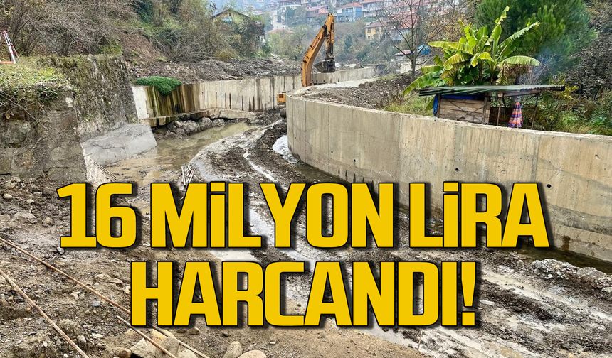 Islah çalışmalarında 16 milyon lira harcandı!