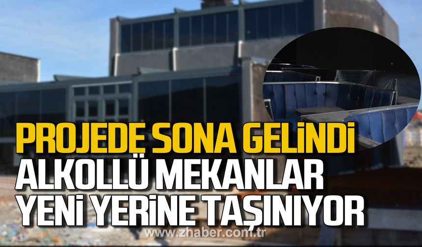 Çaycuma'da alkollü mekanlar yeni yerine taşınıyor!