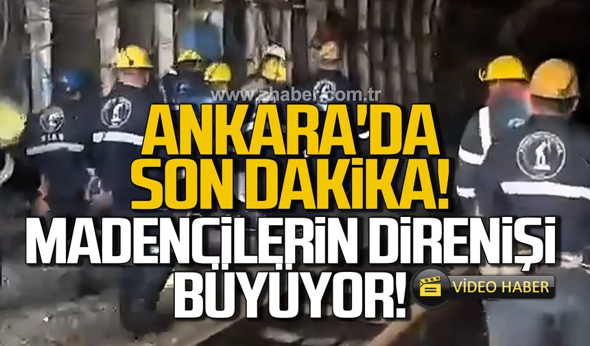 Madenciler direniyor! Eyleme destek çığ gibi büyüyor!