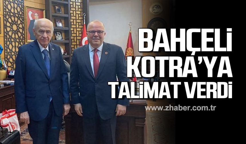 Devlet Bahçeli Murat Kotra'ya talimat verdi!