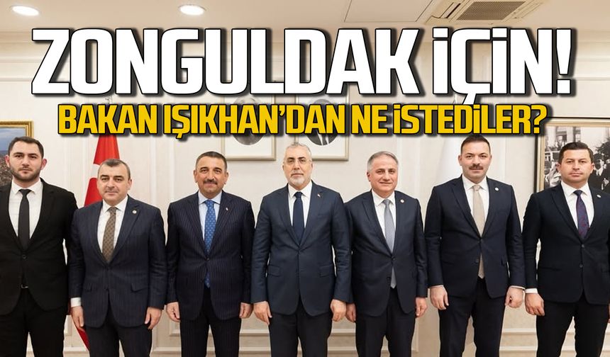 Zonguldak için Bakan Işıkhan'dan ne istediler?