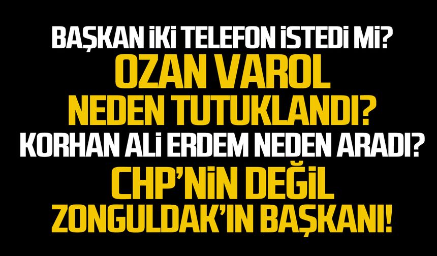 Başkan 2 telefon istedi mi?