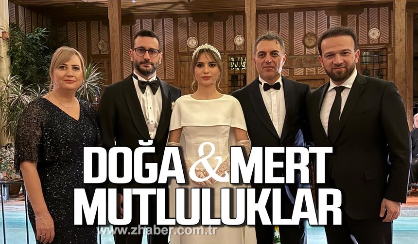 Doğa Yalınkılıç ve Mert Kılıç dünyaevine girdi