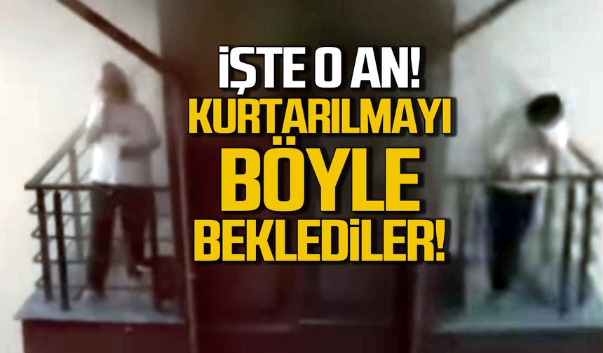 İşte o an! Mahsur kalan vatandaş böyle yardım istedi!.