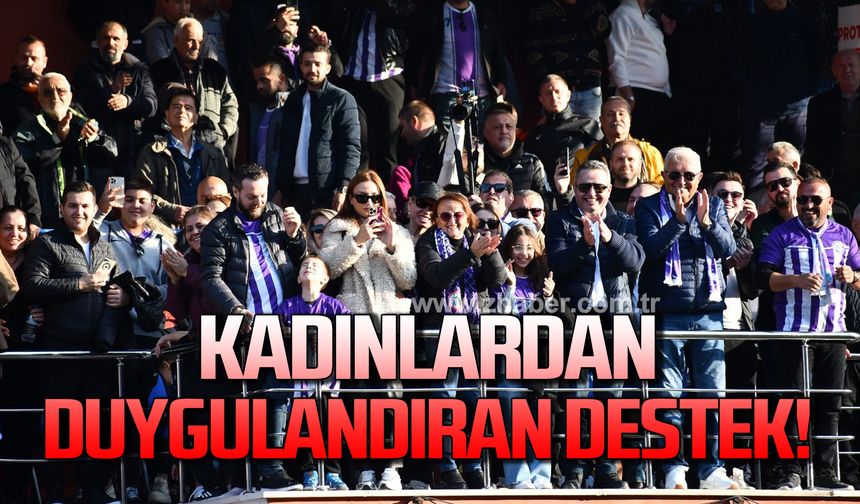 Kdz.Ereğli Belediyespor’a kadınlardan duygulandıran destek