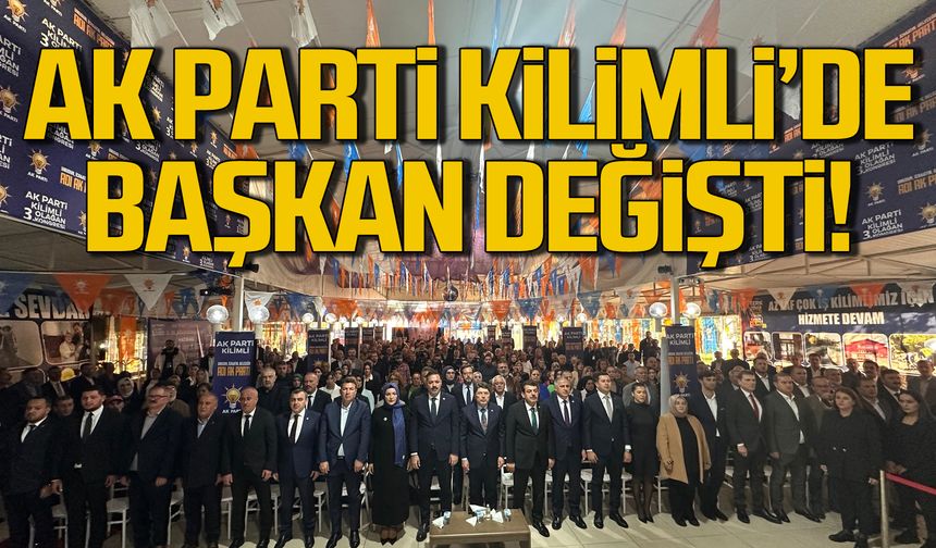 AK Parti Zonguldak Kilimli 3. Olağan Kongresinde başkan değişti