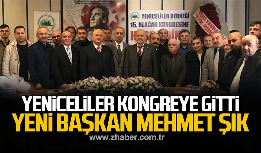 Yeniceliler kongreye gitti! Yeni başkan Mehmet Şık!