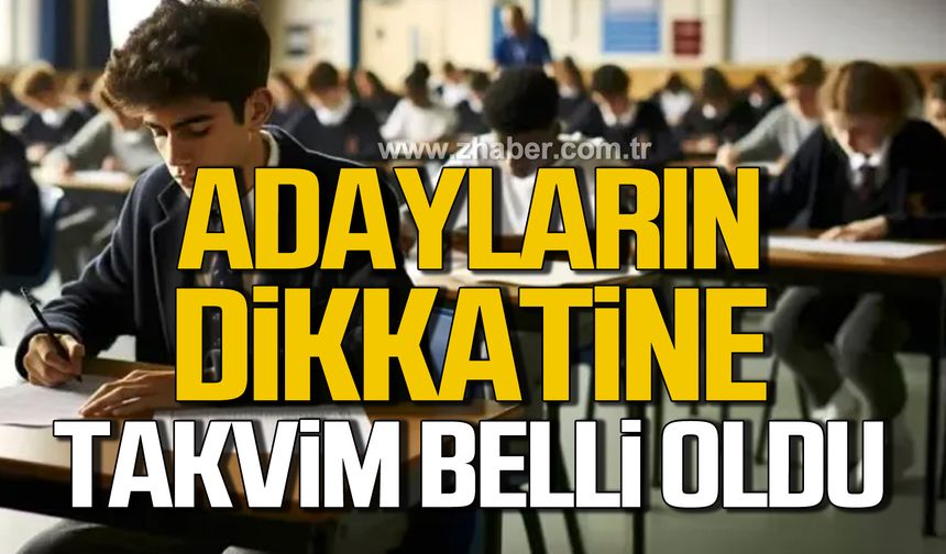 ÖSYM 2025 Yılı Sınav Takvimi belirlendi