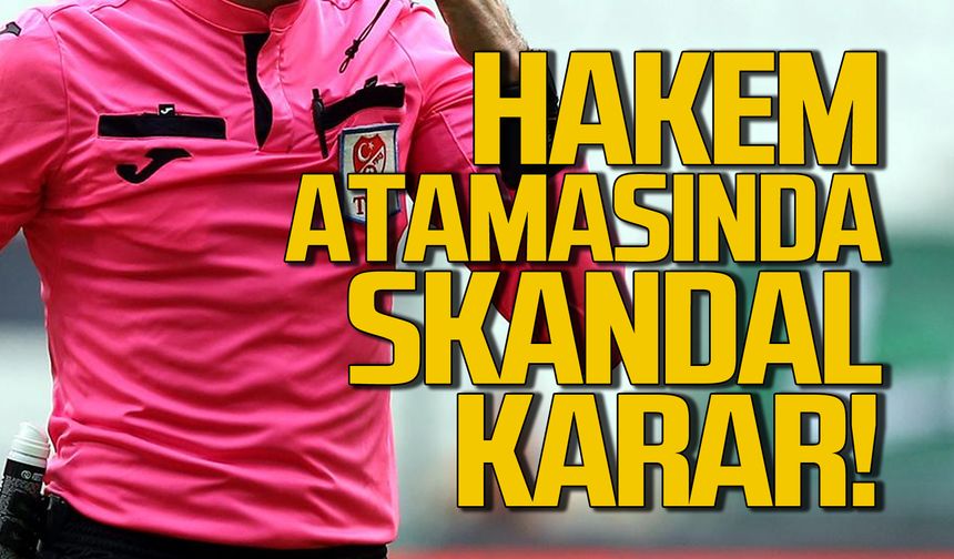 Bartın maçına skandal hakem ataması!