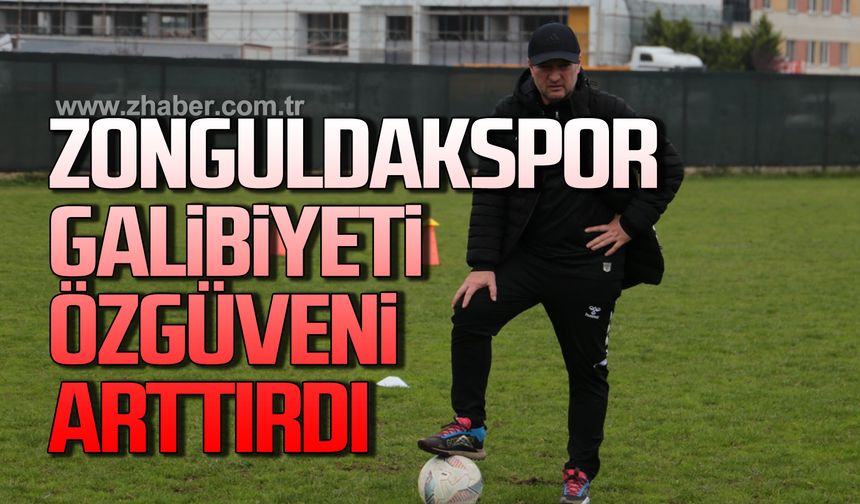 Zonguldakspor galibiyeti özgüveni arttırdı