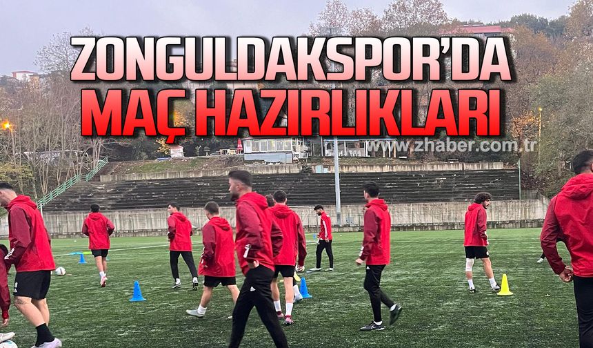 Zonguldakspor Niğde Belediyespor maç hazırlıklarını sürdürüyor!