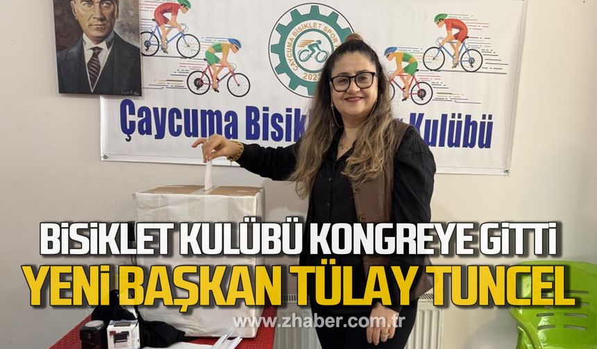 Bisiklet Kulübü kongreye gitti! Yeni başkan Tülay Tuncel!