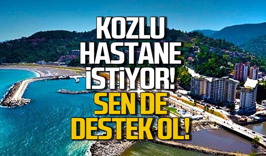 Kozlu hastane istiyor! İmza at, sen de destek ol!