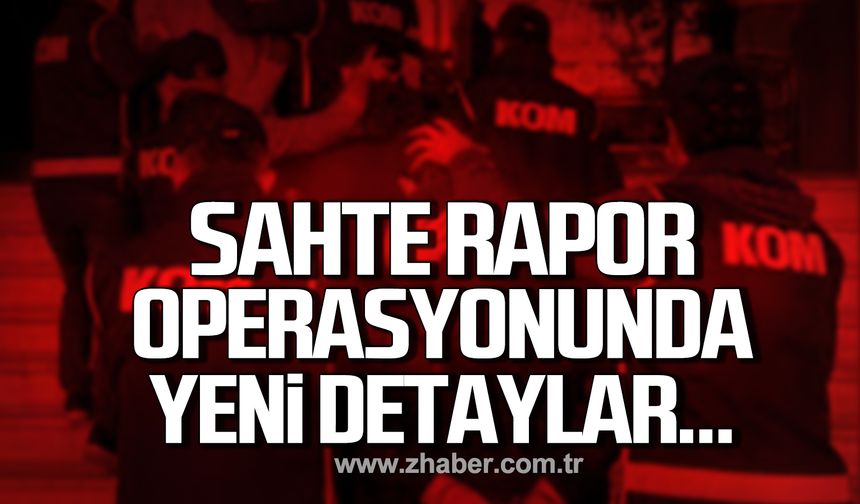 Bartın'da sahte rapor operasyonunda yeni detaylar ortaya çıktı!