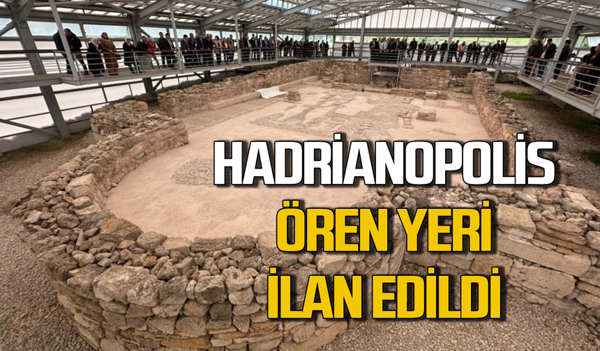 Bakanlık Karadeniz'in Zeugması Hadrianopolis ören yeri ilan edildi