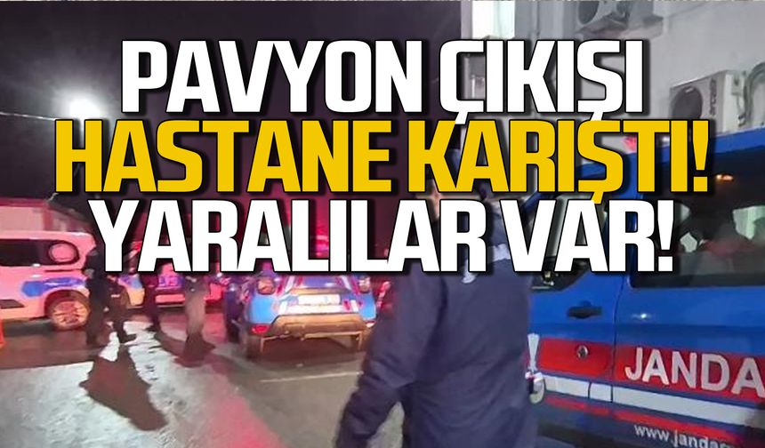 Pavyon çıkışı hastane karıştı! Yaralılar var!