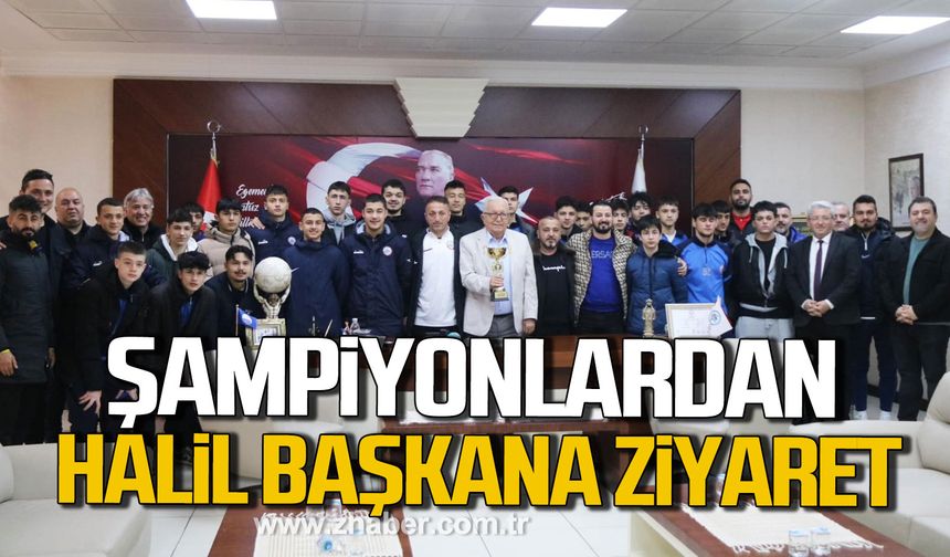 Kdz.Ereğli Belediyespor Kulübü U18 Takımından Halil Posbıyık'a ziyaret!