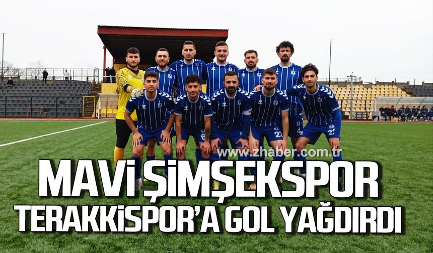 Mavi Şimşekspor,Terakkispor’u 4-1 yendi!