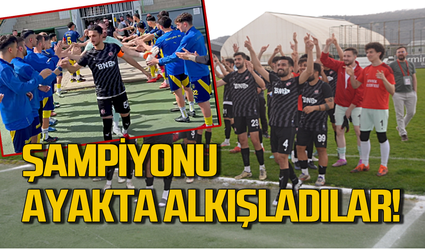 Çaycumaspor şampiyon Devrek'i ayakta alkışladı!