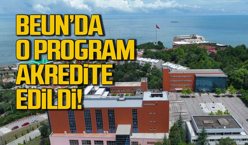 Bülent Ecevit Üniversitesi'nde o program akredite edildi