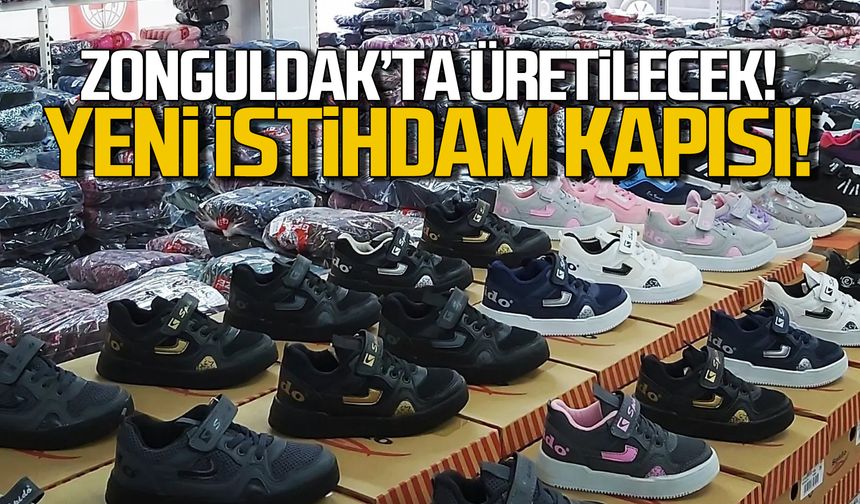 Gezer ayakkabıları Zonguldak'ta üretilecek! İstihdam sağlanacak!