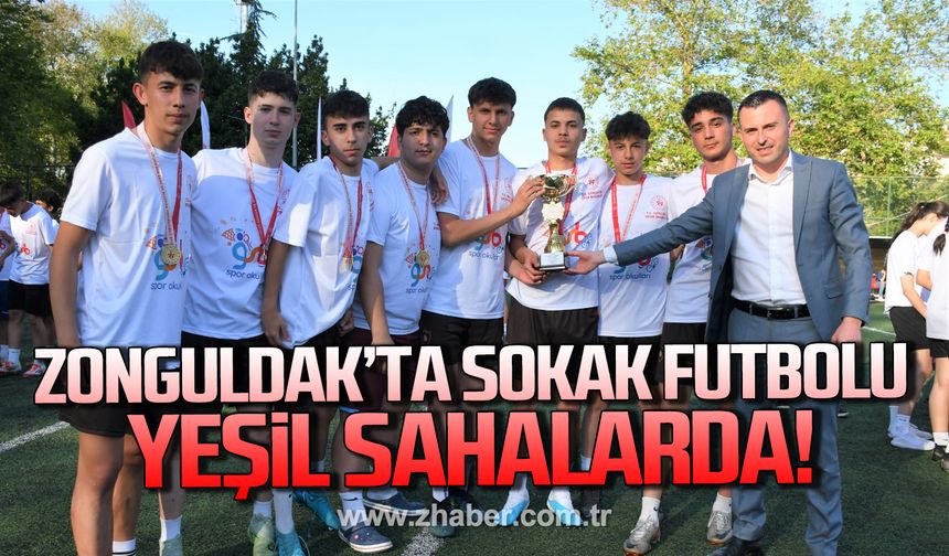Zonguldak'ta Fener sahada sokak futbol turnuvası düzenlendi!