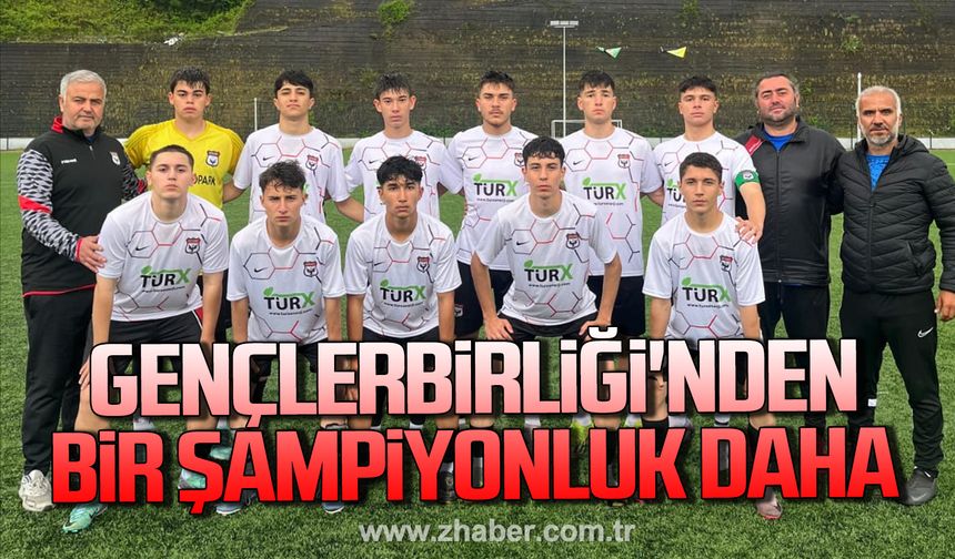 Çaycuma Gençlerbirliği Spor Külübü U17'de şampiyon oldu!