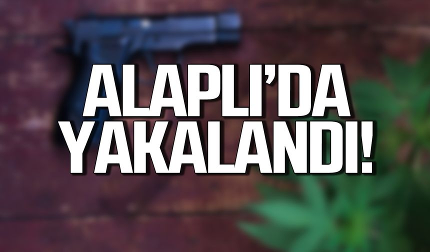 Alaplı'da uyuşturucu satıcısı yakalandı!